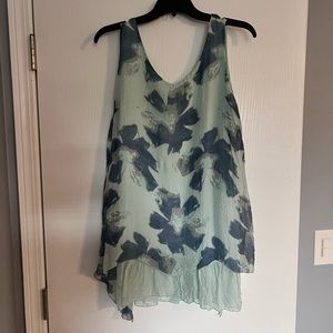 Only worn once - sleeveless blouse